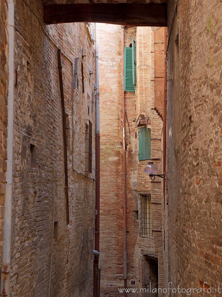 Urbino (Ancona, Italy) - Walls of the antique houses